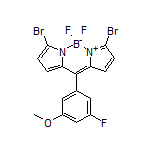 3,7-Dibromo-5,5-difluoro-10-(3-fluoro-5-methoxyphenyl)-5H-dipyrrolo[1,2-c:2’,1’-f][1,3,2]diazaborinin-4-ium-5-uide