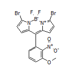 3,7-Dibromo-5,5-difluoro-10-(3-methoxy-2-nitrophenyl)-5H-dipyrrolo[1,2-c:2’,1’-f][1,3,2]diazaborinin-4-ium-5-uide