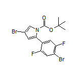 4-Bromo-2-(4-bromo-2,5-difluorophenyl)-1-Boc-1H-pyrrole