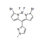 3,7-Dibromo-5,5-difluoro-10-(1-methyl-3-pyrazolyl)-5H-dipyrrolo[1,2-c:2’,1’-f][1,3,2]diazaborinin-4-ium-5-uide