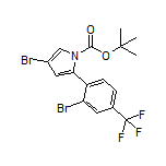 4-Bromo-2-[2-bromo-4-(trifluoromethyl)phenyl]-1-Boc-1H-pyrrole