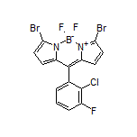 3,7-Dibromo-10-(2-chloro-3-fluorophenyl)-5,5-difluoro-5H-dipyrrolo[1,2-c:2’,1’-f][1,3,2]diazaborinin-4-ium-5-uide