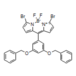 10-[3,5-Bis(benzyloxy)phenyl]-3,7-dibromo-5,5-difluoro-5H-dipyrrolo[1,2-c:2’,1’-f][1,3,2]diazaborinin-4-ium-5-uide