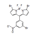 3,7-Dibromo-10-(3-bromo-5-nitrophenyl)-5,5-difluoro-5H-dipyrrolo[1,2-c:2’,1’-f][1,3,2]diazaborinin-4-ium-5-uide