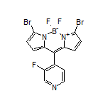 3,7-Dibromo-5,5-difluoro-10-(3-fluoropyridin-4-yl)-5H-dipyrrolo[1,2-c:2’,1’-f][1,3,2]diazaborinin-4-ium-5-uide