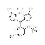 3,7-Dibromo-10-[5-bromo-2-(trifluoromethoxy)phenyl]-5,5-difluoro-5H-dipyrrolo[1,2-c:2’,1’-f][1,3,2]diazaborinin-4-ium-5-uide