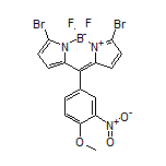 3,7-Dibromo-5,5-difluoro-10-(4-methoxy-3-nitrophenyl)-5H-dipyrrolo[1,2-c:2’,1’-f][1,3,2]diazaborinin-4-ium-5-uide