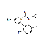 4-Bromo-1-Boc-2-(2-fluoro-5-methylphenyl)-1H-pyrrole