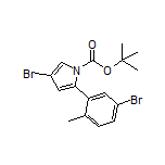 4-Bromo-2-(5-bromo-2-methylphenyl)-1-Boc-1H-pyrrole