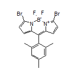 3,7-Dibromo-5,5-difluoro-10-mesityl-5H-dipyrrolo[1,2-c:2’,1’-f][1,3,2]diazaborinin-4-ium-5-uide