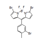 3,7-Dibromo-10-(3-bromo-4-methylphenyl)-5,5-difluoro-5H-dipyrrolo[1,2-c:2’,1’-f][1,3,2]diazaborinin-4-ium-5-uide