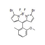 3,7-Dibromo-5,5-difluoro-10-(2-methoxy-6-methylphenyl)-5H-dipyrrolo[1,2-c:2’,1’-f][1,3,2]diazaborinin-4-ium-5-uide