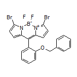 10-[2-(Benzyloxy)phenyl]-3,7-dibromo-5,5-difluoro-5H-dipyrrolo[1,2-c:2’,1’-f][1,3,2]diazaborinin-4-ium-5-uide