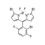 3,7-Dibromo-10-(2-bromo-3,6-difluorophenyl)-5,5-difluoro-5H-dipyrrolo[1,2-c:2’,1’-f][1,3,2]diazaborinin-4-ium-5-uide