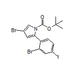 4-Bromo-2-(2-bromo-4-iodophenyl)-1-Boc-1H-pyrrole