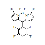 3,7-Dibromo-5,5-difluoro-10-(2,3,5,6-tetrafluorophenyl)-5H-dipyrrolo[1,2-c:2’,1’-f][1,3,2]diazaborinin-4-ium-5-uide