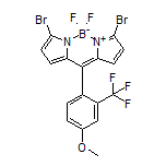 3,7-Dibromo-5,5-difluoro-10-[4-methoxy-2-(trifluoromethyl)phenyl]-5H-dipyrrolo[1,2-c:2’,1’-f][1,3,2]diazaborinin-4-ium-5-uide