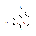 4-Bromo-2-(3-bromo-5-iodophenyl)-1-Boc-1H-pyrrole