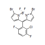 3,7-Dibromo-10-(2-chloro-3,6-difluorophenyl)-5,5-difluoro-5H-dipyrrolo[1,2-c:2’,1’-f][1,3,2]diazaborinin-4-ium-5-uide