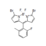 3,7-Dibromo-5,5-difluoro-10-(2-fluoro-6-methylphenyl)-5H-dipyrrolo[1,2-c:2’,1’-f][1,3,2]diazaborinin-4-ium-5-uide