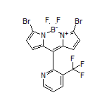 3,7-Dibromo-5,5-difluoro-10-[3-(trifluoromethyl)pyridin-2-yl]-5H-dipyrrolo[1,2-c:2’,1’-f][1,3,2]diazaborinin-4-ium-5-uide