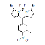 3,7-Dibromo-5,5-difluoro-10-(3-methyl-4-nitrophenyl)-5H-dipyrrolo[1,2-c:2’,1’-f][1,3,2]diazaborinin-4-ium-5-uide