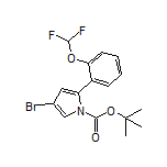 4-Bromo-1-Boc-2-[2-(difluoromethoxy)phenyl]-1H-pyrrole