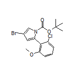 4-Bromo-1-Boc-2-(2-chloro-6-methoxyphenyl)-1H-pyrrole