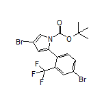 4-Bromo-2-[4-bromo-2-(trifluoromethyl)phenyl]-1-Boc-1H-pyrrole