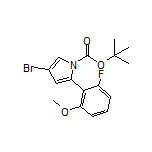 4-Bromo-1-Boc-2-(2-fluoro-6-methoxyphenyl)-1H-pyrrole