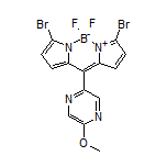 3,7-Dibromo-5,5-difluoro-10-(5-methoxypyrazin-2-yl)-5H-dipyrrolo[1,2-c:2’,1’-f][1,3,2]diazaborinin-4-ium-5-uide