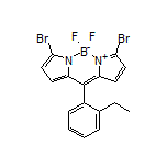 3,7-Dibromo-10-(2-ethylphenyl)-5,5-difluoro-5H-dipyrrolo[1,2-c:2’,1’-f][1,3,2]diazaborinin-4-ium-5-uide