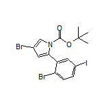 4-Bromo-2-(2-bromo-5-iodophenyl)-1-Boc-1H-pyrrole