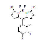 3,7-Dibromo-10-(3,4-difluoro-2-methylphenyl)-5,5-difluoro-5H-dipyrrolo[1,2-c:2’,1’-f][1,3,2]diazaborinin-4-ium-5-uide