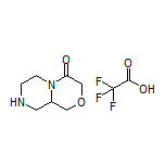 Hexahydropyrazino[2,1-c][1,4]oxazin-4(3H)-one Trifluoroacetate