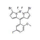 3,7-Dibromo-5,5-difluoro-10-(5-iodo-2-methoxyphenyl)-5H-dipyrrolo[1,2-c:2’,1’-f][1,3,2]diazaborinin-4-ium-5-uide