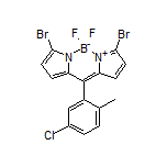 3,7-Dibromo-10-(5-chloro-2-methylphenyl)-5,5-difluoro-5H-dipyrrolo[1,2-c:2’,1’-f][1,3,2]diazaborinin-4-ium-5-uide