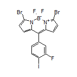 3,7-Dibromo-5,5-difluoro-10-(3-fluoro-4-iodophenyl)-5H-dipyrrolo[1,2-c:2’,1’-f][1,3,2]diazaborinin-4-ium-5-uide