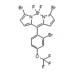 3,7-Dibromo-10-[2-bromo-4-(trifluoromethoxy)phenyl]-5,5-difluoro-5H-dipyrrolo[1,2-c:2’,1’-f][1,3,2]diazaborinin-4-ium-5-uide