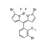 3,7-Dibromo-10-(3-bromo-2-methoxyphenyl)-5,5-difluoro-5H-dipyrrolo[1,2-c:2’,1’-f][1,3,2]diazaborinin-4-ium-5-uide