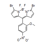 3,7-Dibromo-5,5-difluoro-10-(2-methoxy-4-nitrophenyl)-5H-dipyrrolo[1,2-c:2’,1’-f][1,3,2]diazaborinin-4-ium-5-uide