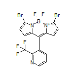 3,7-Dibromo-5,5-difluoro-10-[2-(trifluoromethyl)pyridin-3-yl]-5H-dipyrrolo[1,2-c:2’,1’-f][1,3,2]diazaborinin-4-ium-5-uide