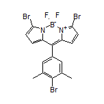 3,7-Dibromo-10-(4-bromo-3,5-dimethylphenyl)-5,5-difluoro-5H-dipyrrolo[1,2-c:2’,1’-f][1,3,2]diazaborinin-4-ium-5-uide