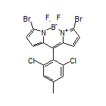 3,7-Dibromo-10-(2,6-dichloro-4-methylphenyl)-5,5-difluoro-5H-dipyrrolo[1,2-c:2’,1’-f][1,3,2]diazaborinin-4-ium-5-uide