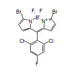 3,7-Dibromo-10-(2,6-dichloro-4-fluorophenyl)-5,5-difluoro-5H-dipyrrolo[1,2-c:2’,1’-f][1,3,2]diazaborinin-4-ium-5-uide