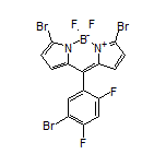 3,7-Dibromo-10-(5-bromo-2,4-difluorophenyl)-5,5-difluoro-5H-dipyrrolo[1,2-c:2’,1’-f][1,3,2]diazaborinin-4-ium-5-uide