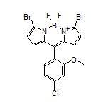 3,7-Dibromo-10-(4-chloro-2-methoxyphenyl)-5,5-difluoro-5H-dipyrrolo[1,2-c:2’,1’-f][1,3,2]diazaborinin-4-ium-5-uide