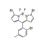 3,7-Dibromo-10-(2-bromo-5-methylphenyl)-5,5-difluoro-5H-dipyrrolo[1,2-c:2’,1’-f][1,3,2]diazaborinin-4-ium-5-uide