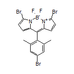 3,7-Dibromo-10-(4-bromo-2,6-dimethylphenyl)-5,5-difluoro-5H-dipyrrolo[1,2-c:2’,1’-f][1,3,2]diazaborinin-4-ium-5-uide