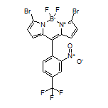 3,7-Dibromo-5,5-difluoro-10-[2-nitro-4-(trifluoromethyl)phenyl]-5H-dipyrrolo[1,2-c:2’,1’-f][1,3,2]diazaborinin-4-ium-5-uide